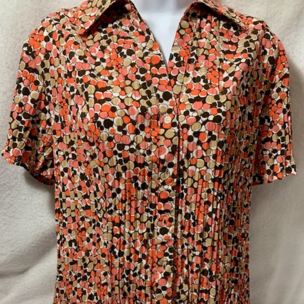 East 5th Avenue Woman Size 1X Apricot Blouse